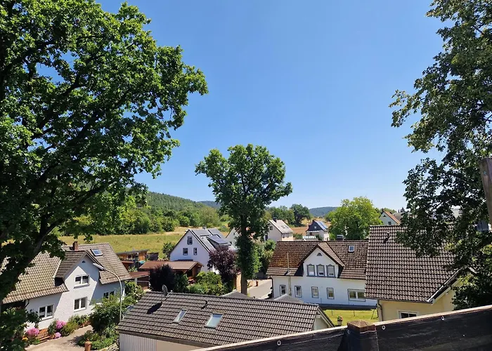 über den Dächern von Forstlahm - Kulmbach, Wohnung im Chalet-Stil