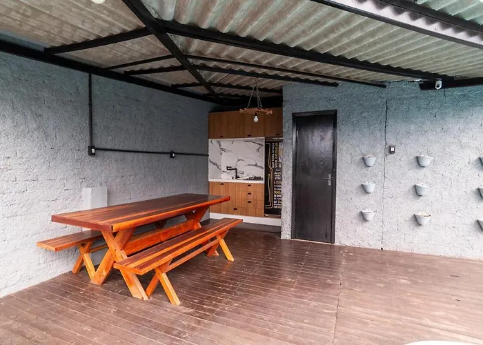 Studio c AC, Piscina e Café Novo Hamburgo