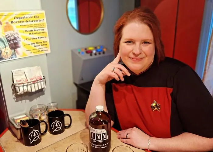 The Star Trek - Uss Enterprise Room At The Itty Bitty Inn