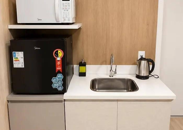 Loft Lux 10 Centro (Smart TV, cozinha, ar condicionado)