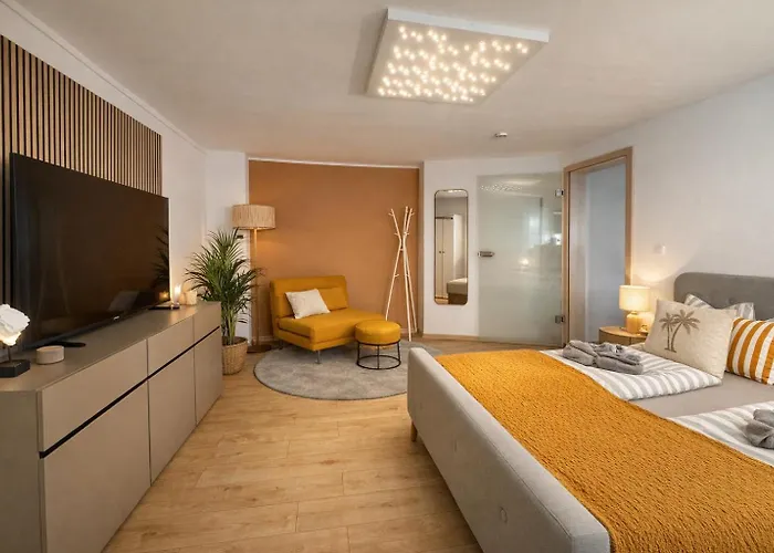 Appartment mit Garten im Beachhouse am Goitzschesee - strandnah&gemütlich
