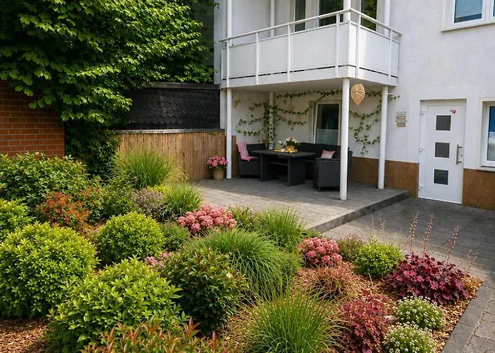 Appartment mit Garten im Beachhouse am Goitzschesee - strandnah&gemütlich