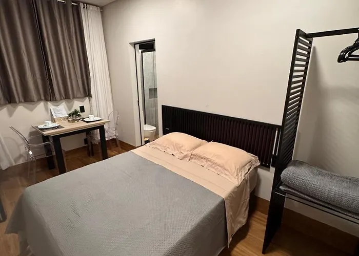 3Studio no centro com ar condicionado otimos restaurantes e padaria perto de tudo que você precisa