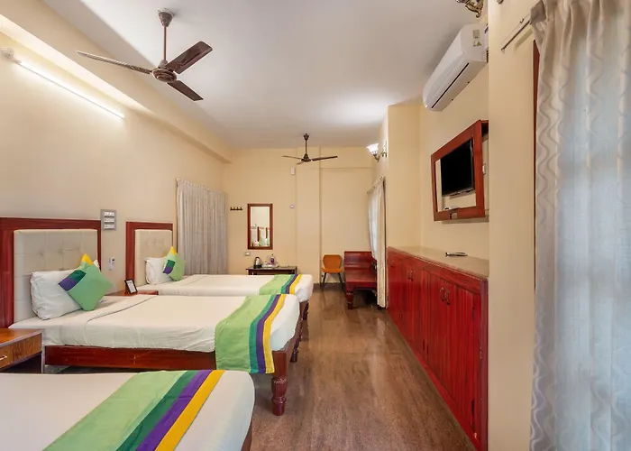 Treebo Grace Inn, 3 Min Walk From Promenade Beach