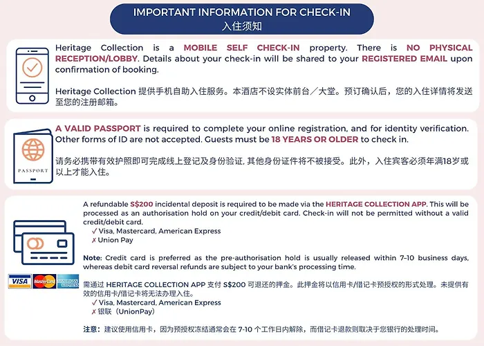 Heritage Collection On Boat Quay - South Bridge Wing - Mobile App Check-In