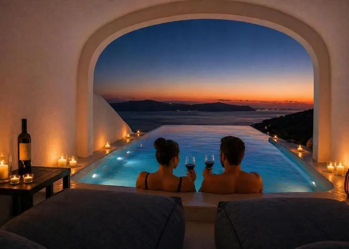Sun Rocks Boutique Hotel - Caldera View Suites & Sunset Dining Experience