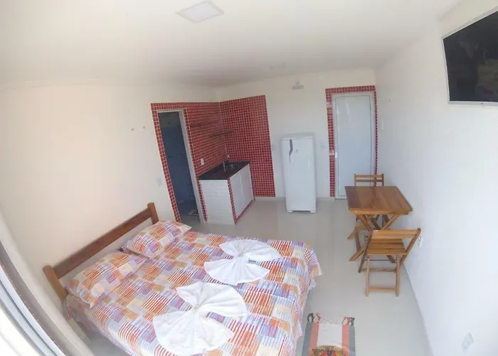 Flat com Varanda e Vista Mar