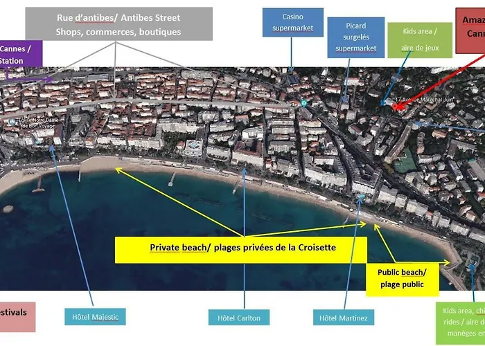 Amazing Studio Cannes Centre - Terrasse Ensoleillee - 5 Min Croisette